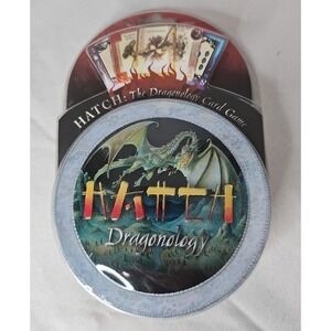 Hatch Dragonology Dragon Card Game in Tin by Sababa Toys NEW 2006 Sealed